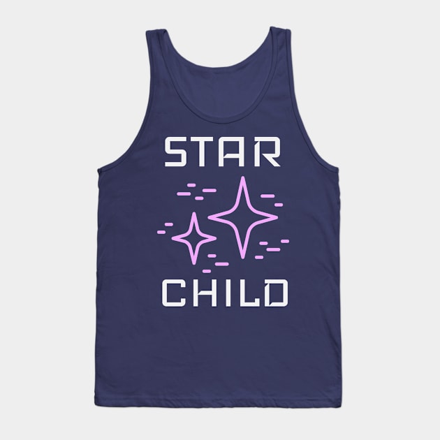 Star Child Tank Top by Awe Cosmos Store